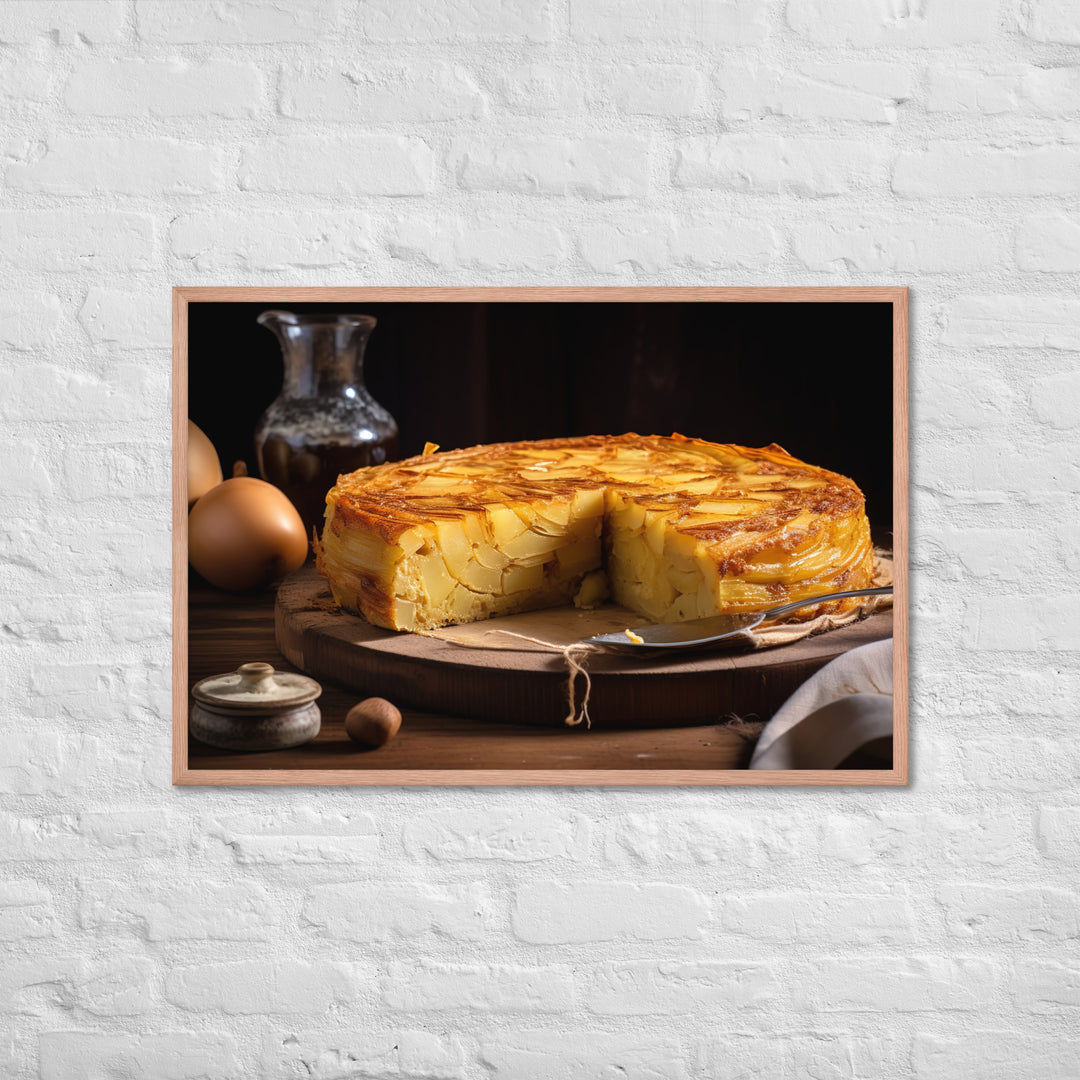 Tortilla Espaola Framed poster 🤤 from Yumify.AI