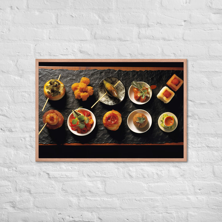 Tapas Framed poster 🤤 from Yumify.AI