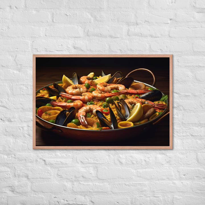 Paella Framed poster 🤤 from Yumify.AI