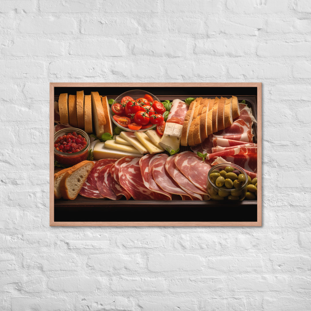 Jamn Ibrico Platter Framed poster 🤤 from Yumify.AI