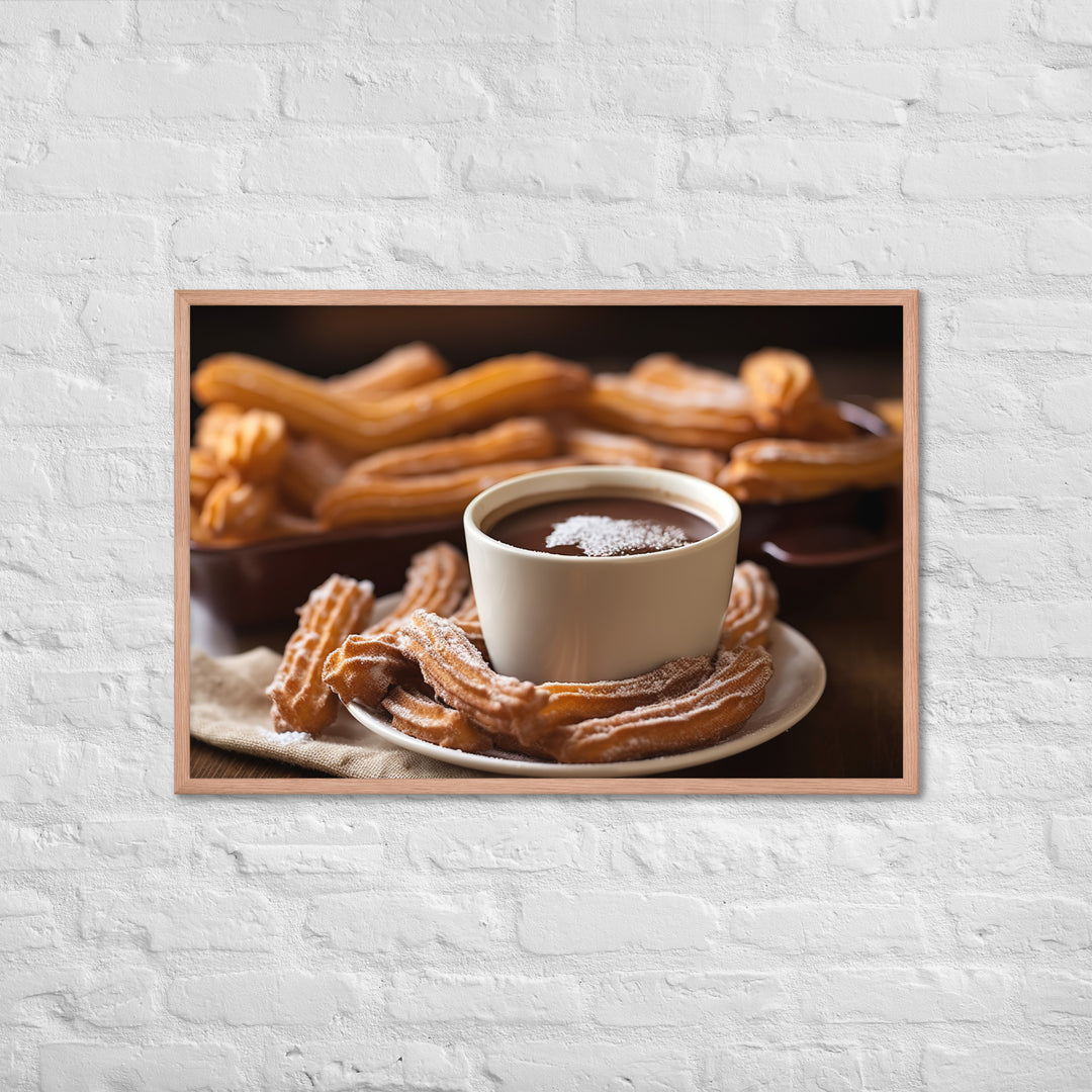 Churros Framed poster 🤤 from Yumify.AI