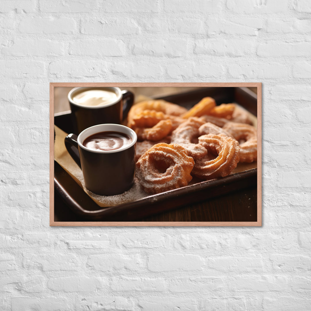 Churros Framed poster 🤤 from Yumify.AI