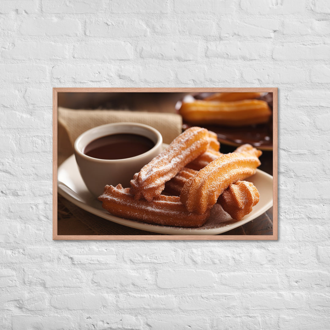 Churros Framed poster 🤤 from Yumify.AI