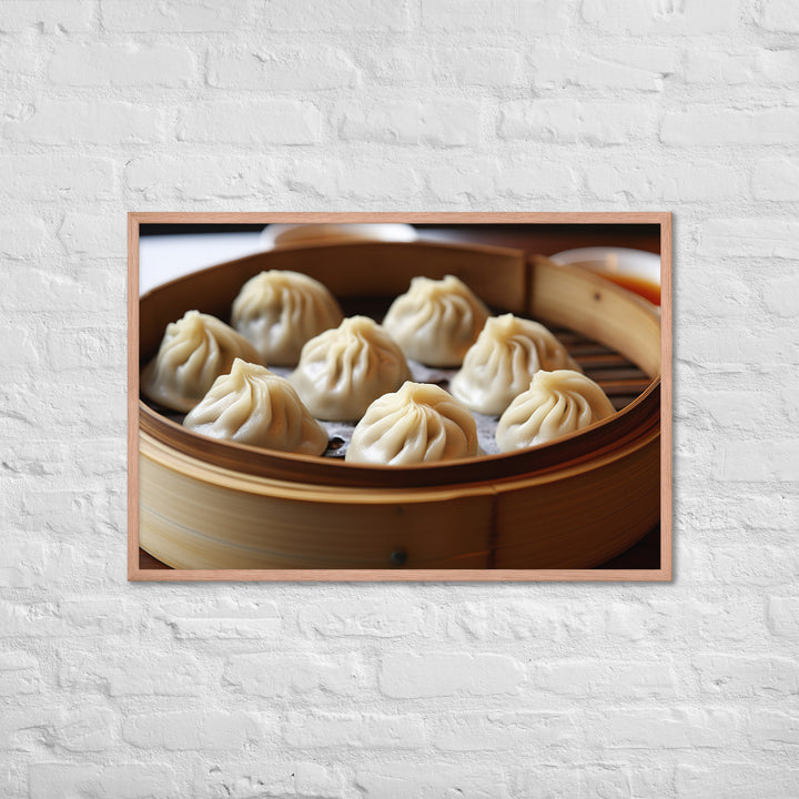 Xiaolongbao Framed poster 🤤 from Yumify.AI