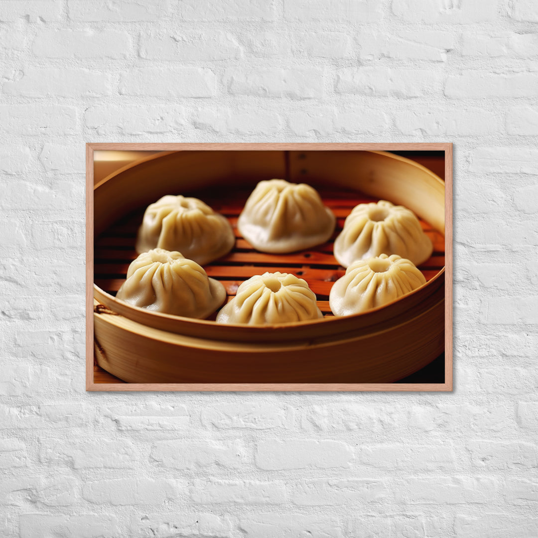 Xiaolongbao Framed poster 🤤 from Yumify.AI