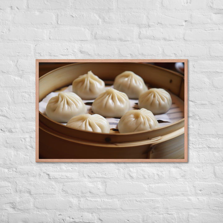 Xiaolongbao Framed poster 🤤 from Yumify.AI