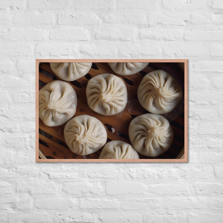 Xiaolongbao Framed poster 🤤 from Yumify.AI