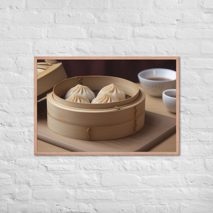 Xiaolongbao Framed poster 🤤 from Yumify.AI