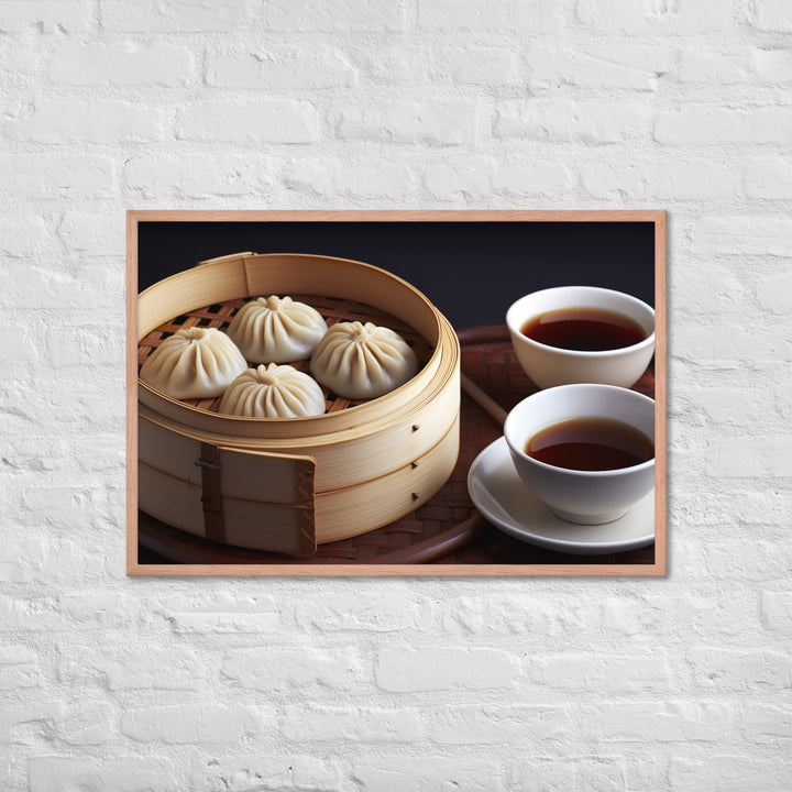 Xiaolongbao Framed poster 🤤 from Yumify.AI