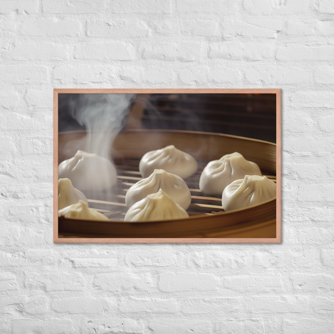 Xiaolongbao Framed poster 🤤 from Yumify.AI