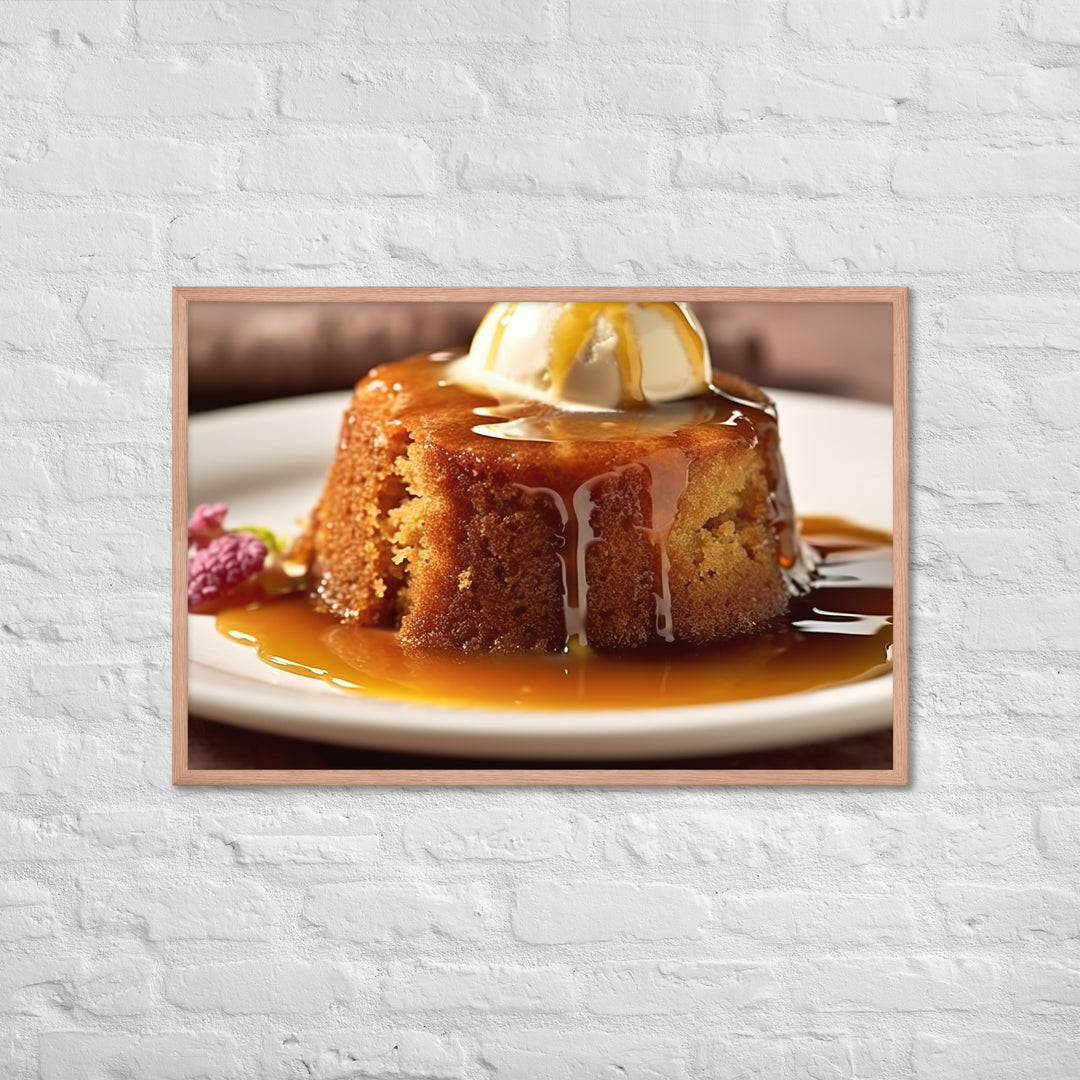 Malva Pudding Framed poster 🤤 from Yumify.AI