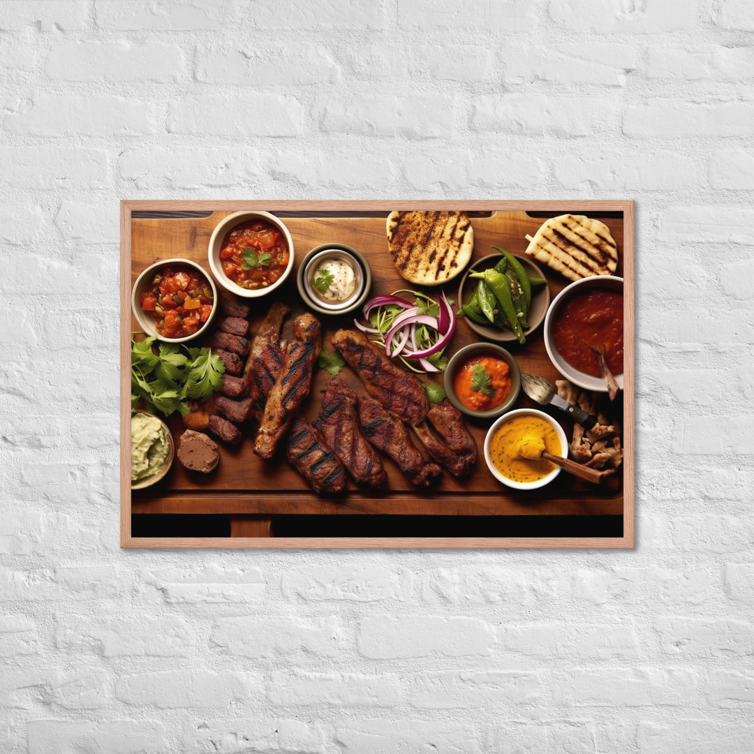 Braai Framed poster 🤤 from Yumify.AI