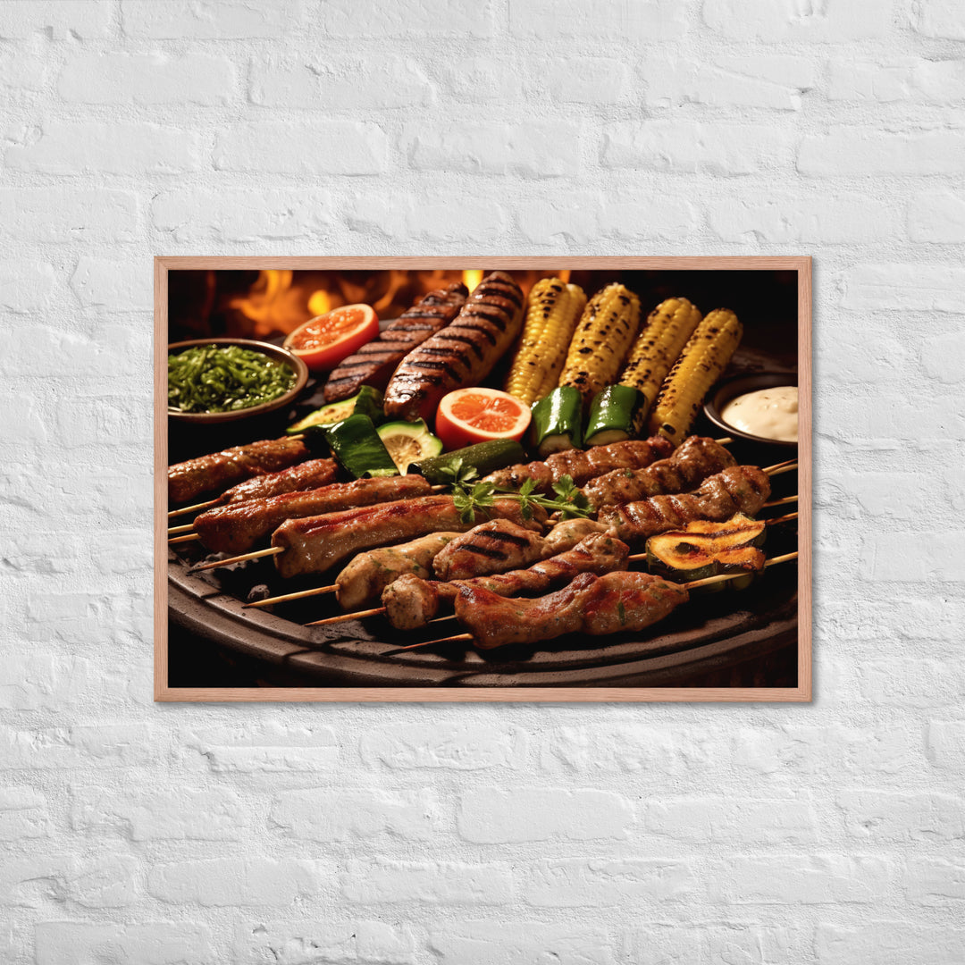 Braai Framed poster 🤤 from Yumify.AI