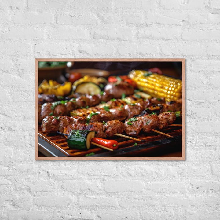 Braai Framed poster 🤤 from Yumify.AI