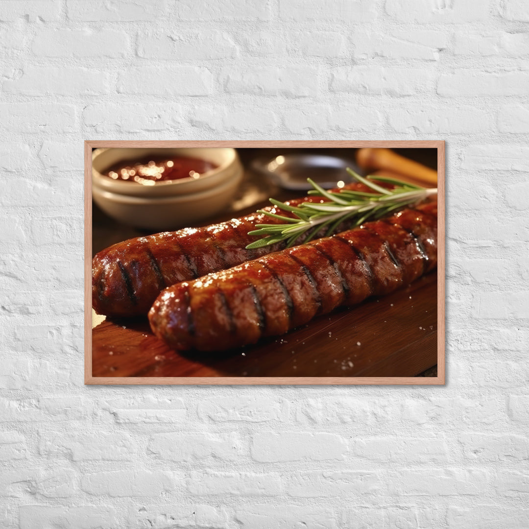 Boerewors Framed poster 🤤 from Yumify.AI