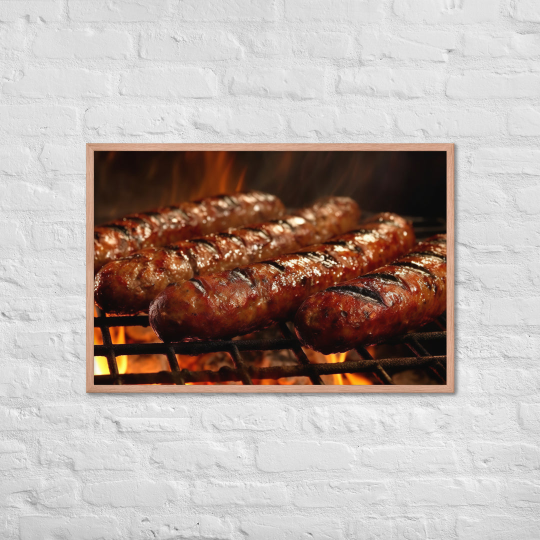 Boerewors Framed poster 🤤 from Yumify.AI