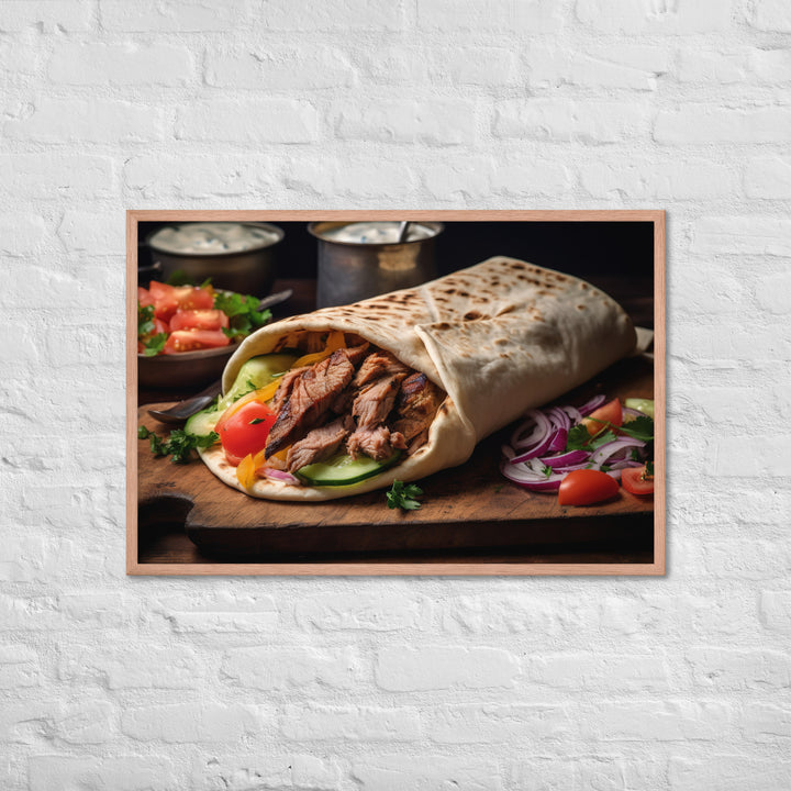 Shawarma Framed poster 🤤 from Yumify.AI