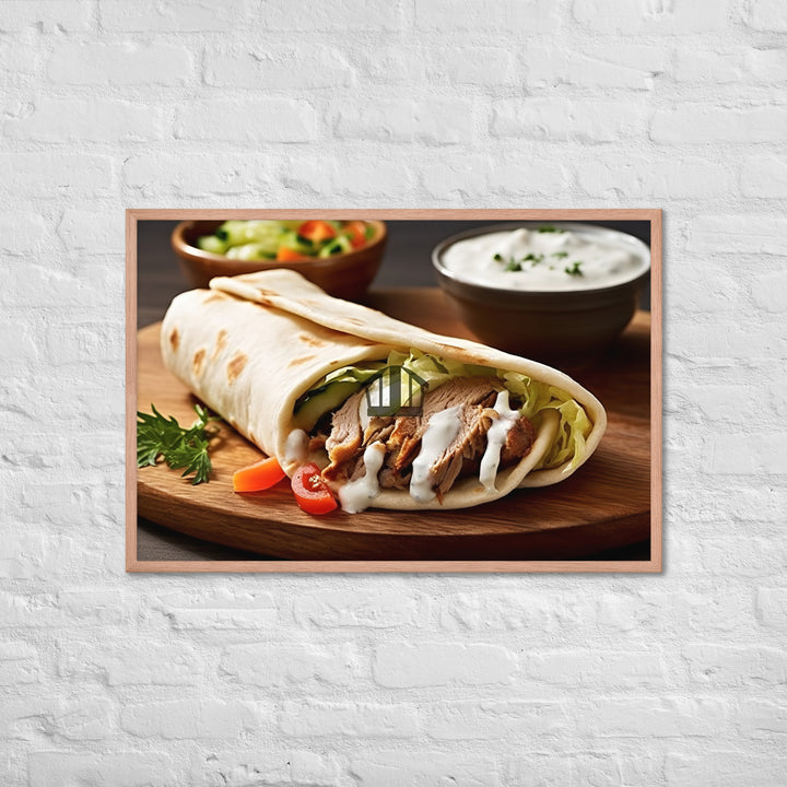 Shawarma Framed poster 🤤 from Yumify.AI