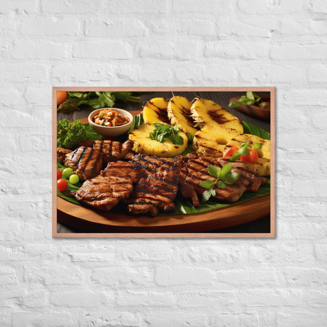 Fijian style BBQ Framed poster 🤤 from Yumify.AI