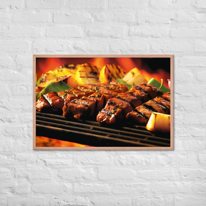 Fijian style BBQ Framed poster 🤤 from Yumify.AI