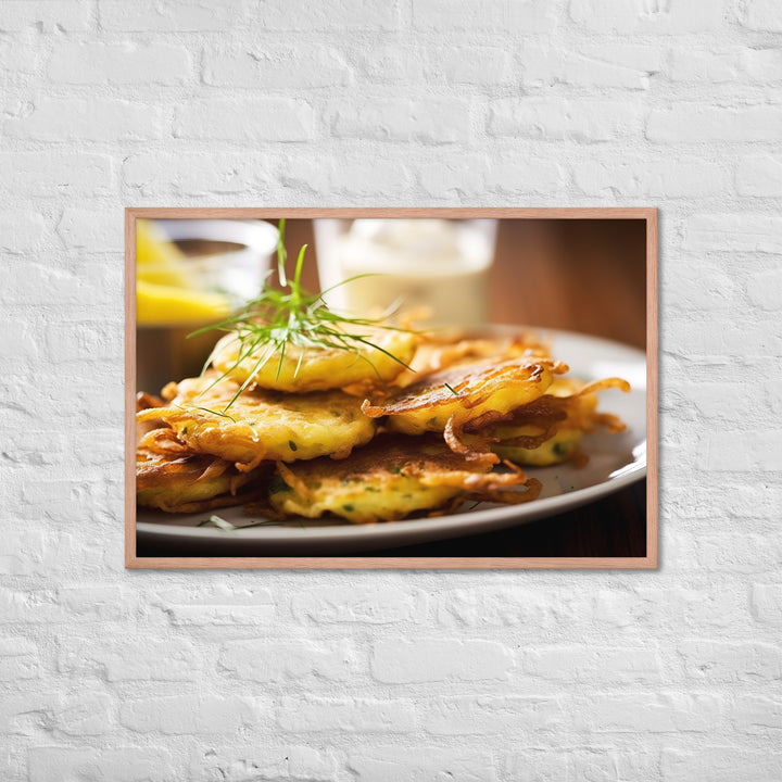 Whitebait Fritters Framed poster 🤤 from Yumify.AI