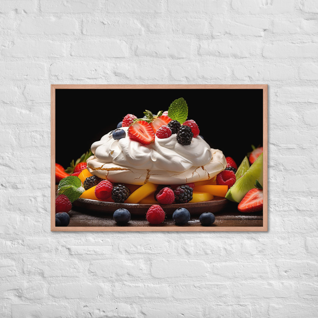 Pavlova Framed poster 🤤 from Yumify.AI