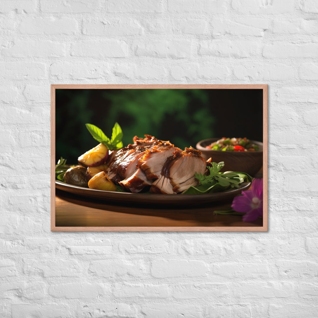 Kalua Pork Framed poster 🤤 from Yumify.AI