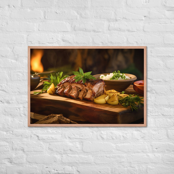 Kalua Pork Framed poster 🤤 from Yumify.AI