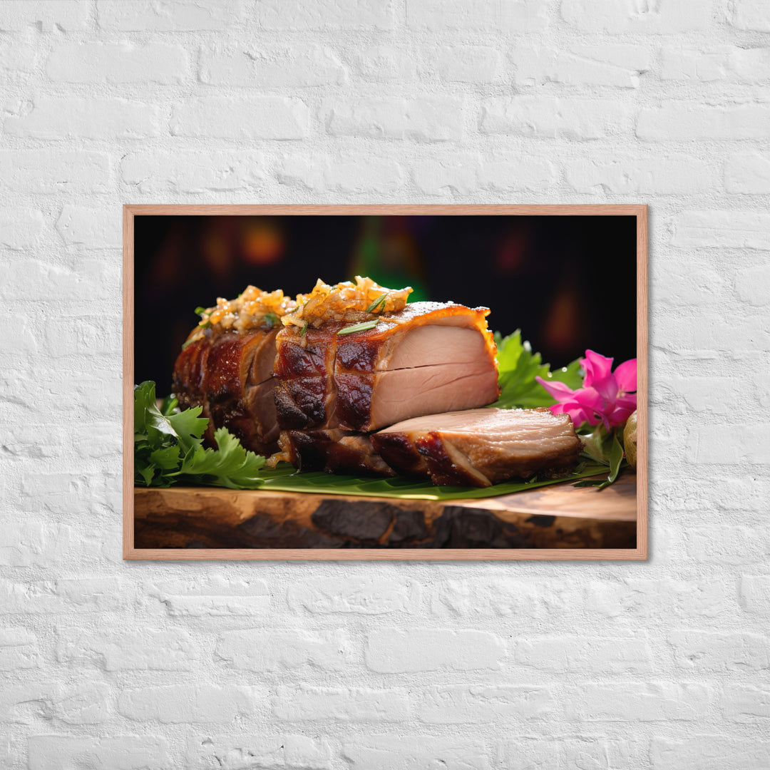 Kalua Pork Framed poster 🤤 from Yumify.AI