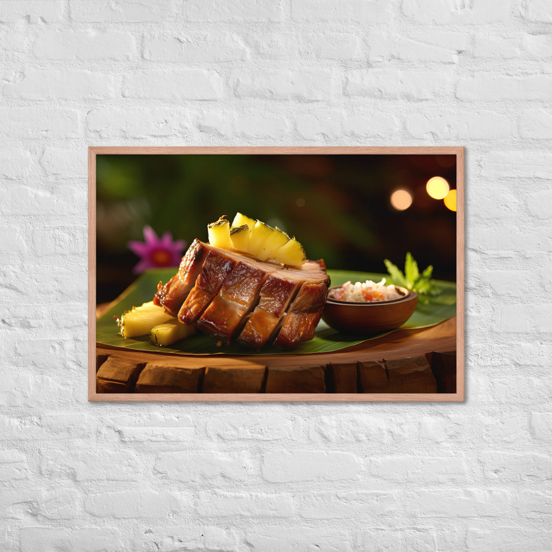 Kalua Pork Framed poster 🤤 from Yumify.AI