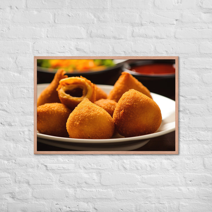 Coxinha Framed poster 🤤 from Yumify.AI