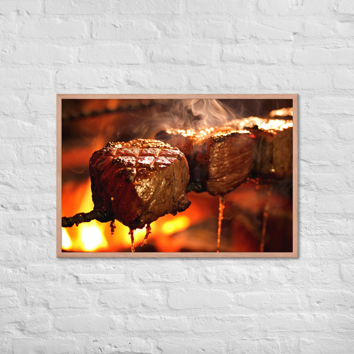 Churrasco Framed poster 🤤 from Yumify.AI