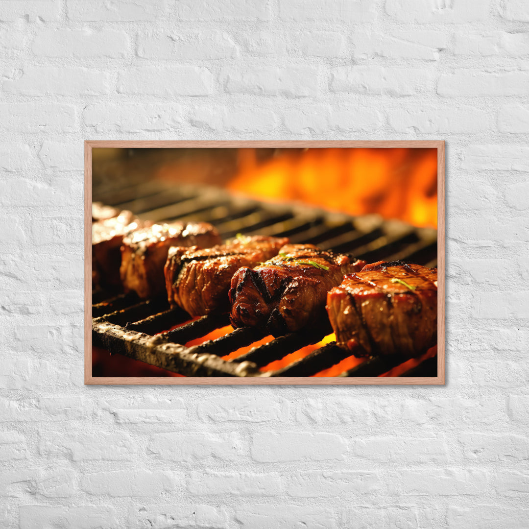 Churrasco Framed poster 🤤 from Yumify.AI