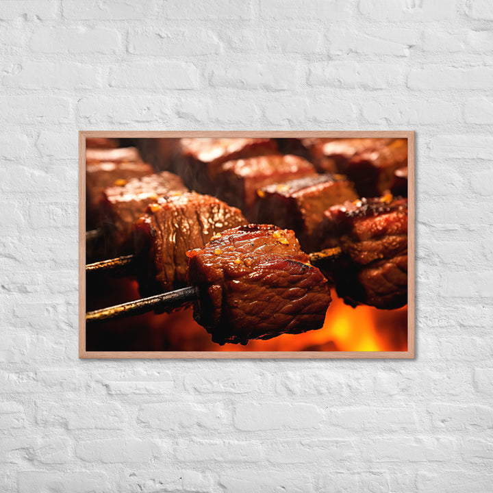 Churrasco Framed poster 🤤 from Yumify.AI