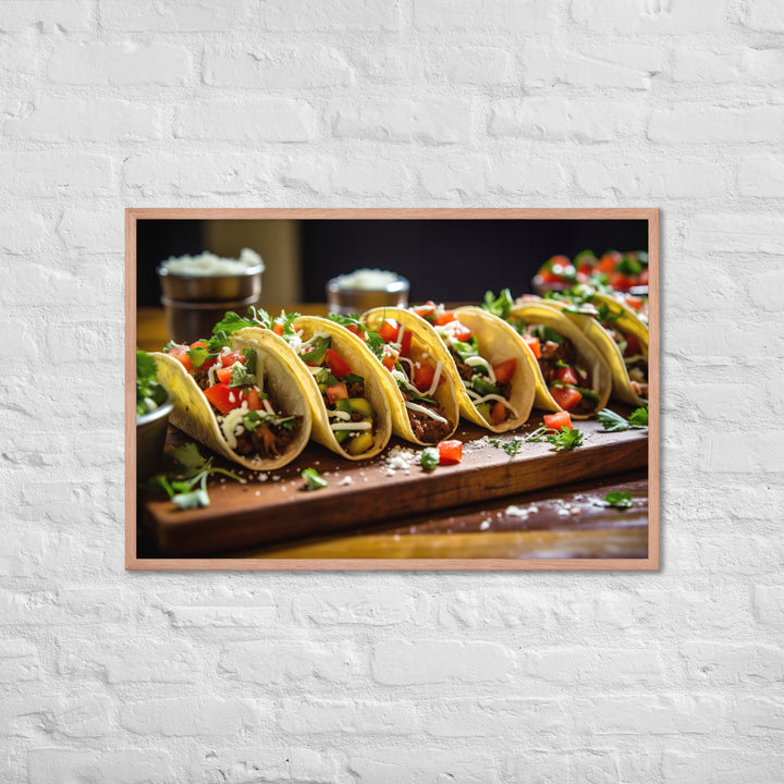 Tacos Framed poster 🤤 from Yumify.AI