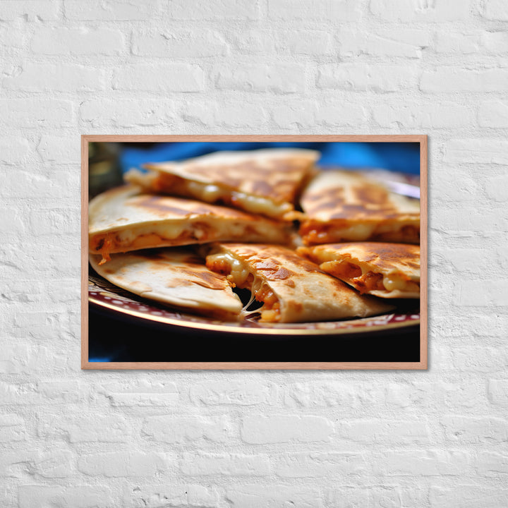 Quesadillas Framed poster 🤤 from Yumify.AI