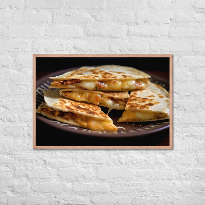 Quesadillas Framed poster 🤤 from Yumify.AI