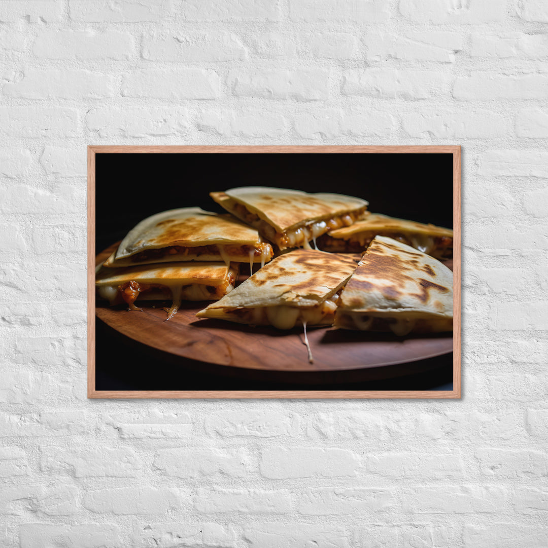 Quesadillas Framed poster 🤤 from Yumify.AI