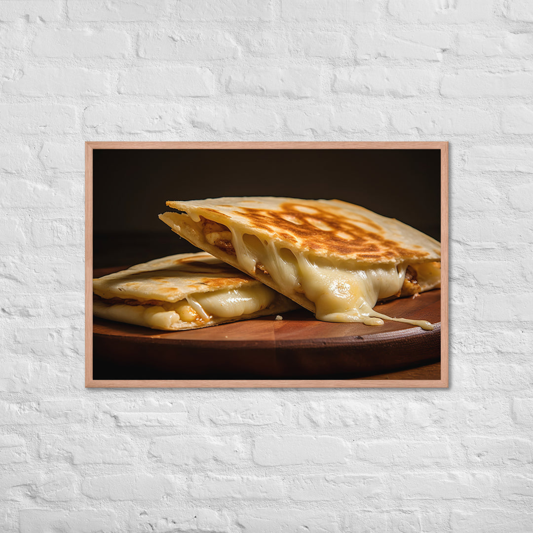 Quesadillas Framed poster 🤤 from Yumify.AI