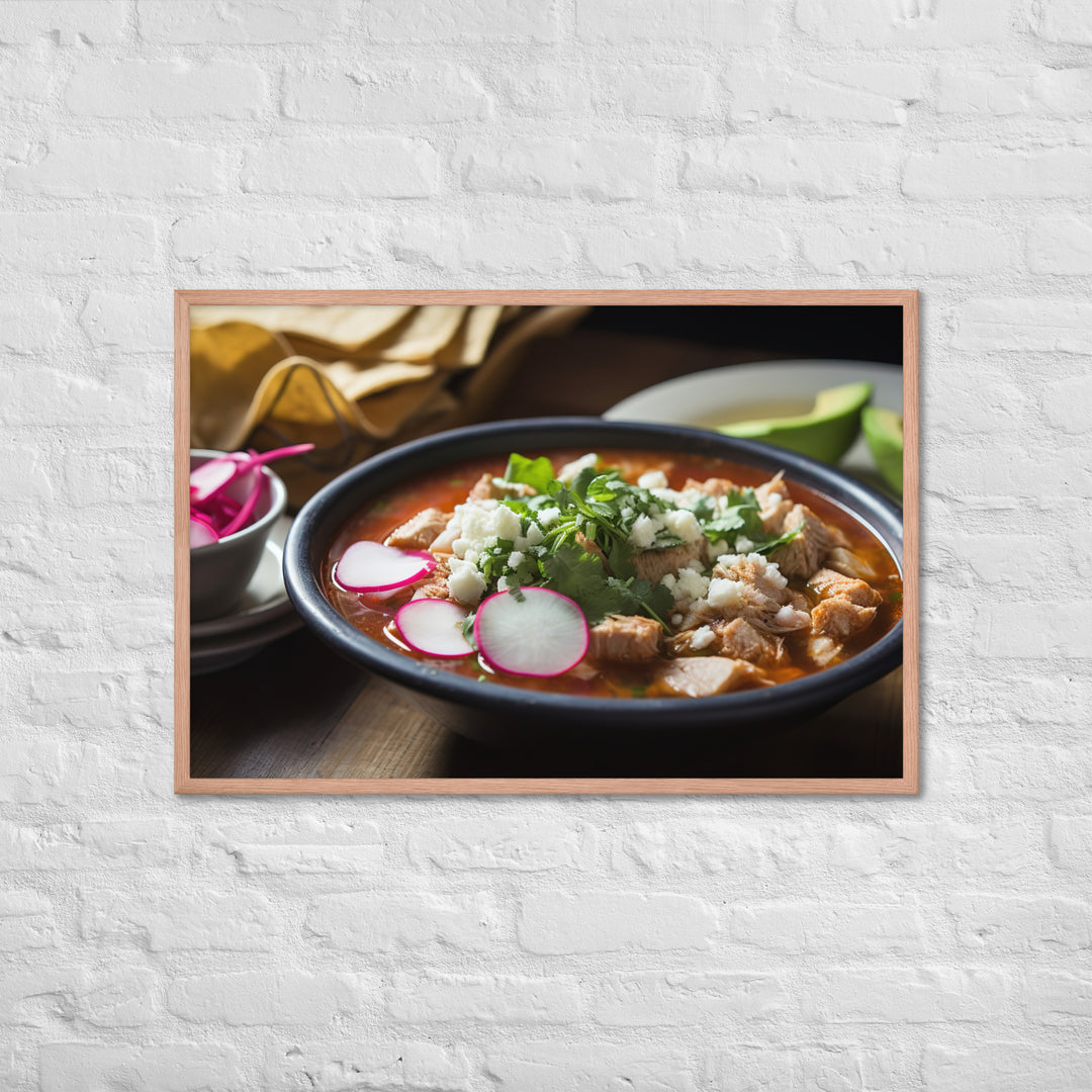 Pozole Framed poster 🤤 from Yumify.AI