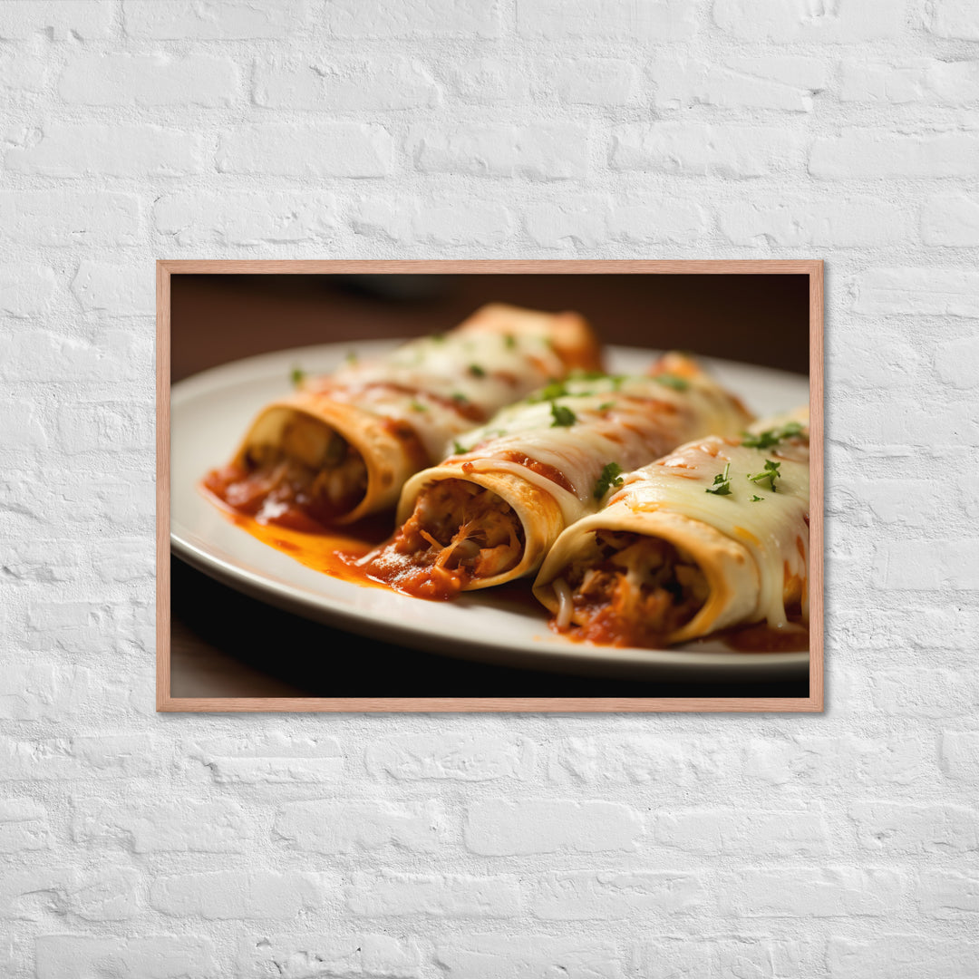 Enchiladas Framed poster 🤤 from Yumify.AI