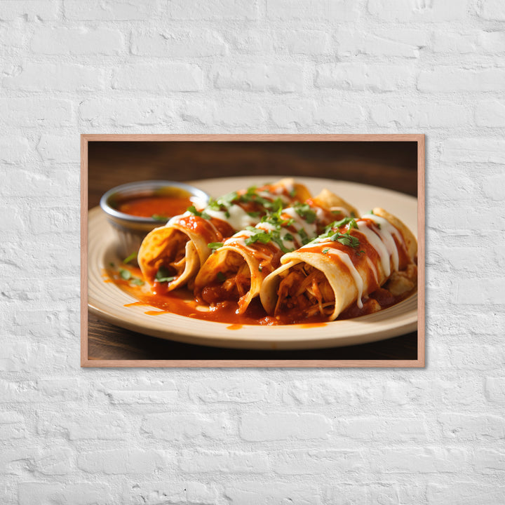 Enchiladas Framed poster 🤤 from Yumify.AI