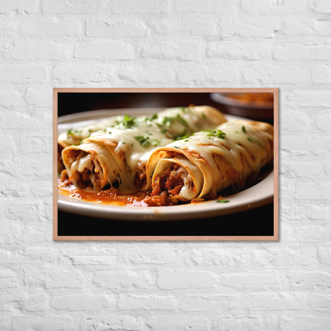 Enchiladas Framed poster 🤤 from Yumify.AI