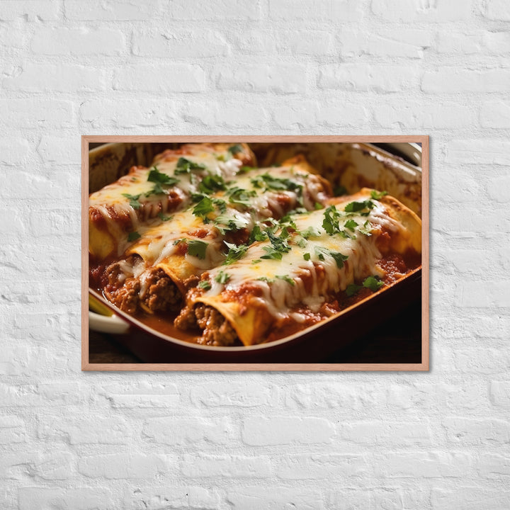 Enchiladas Framed poster 🤤 from Yumify.AI