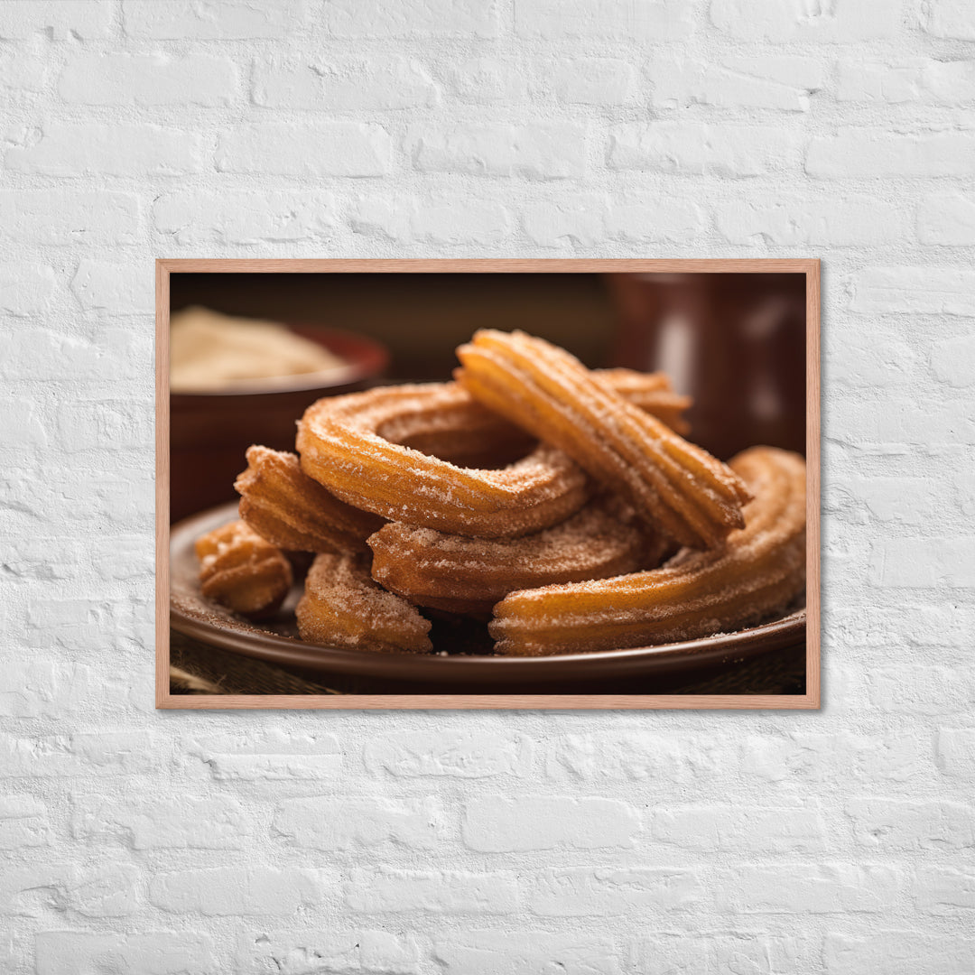 Churros Framed poster 🤤 from Yumify.AI