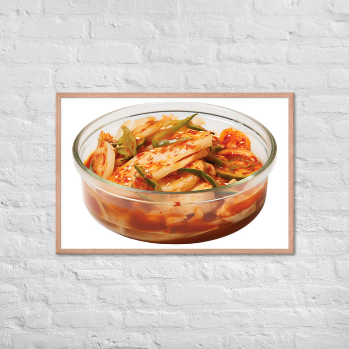 Spicy Traditional Kimchi Framed poster 🤤 from Yumify.AI