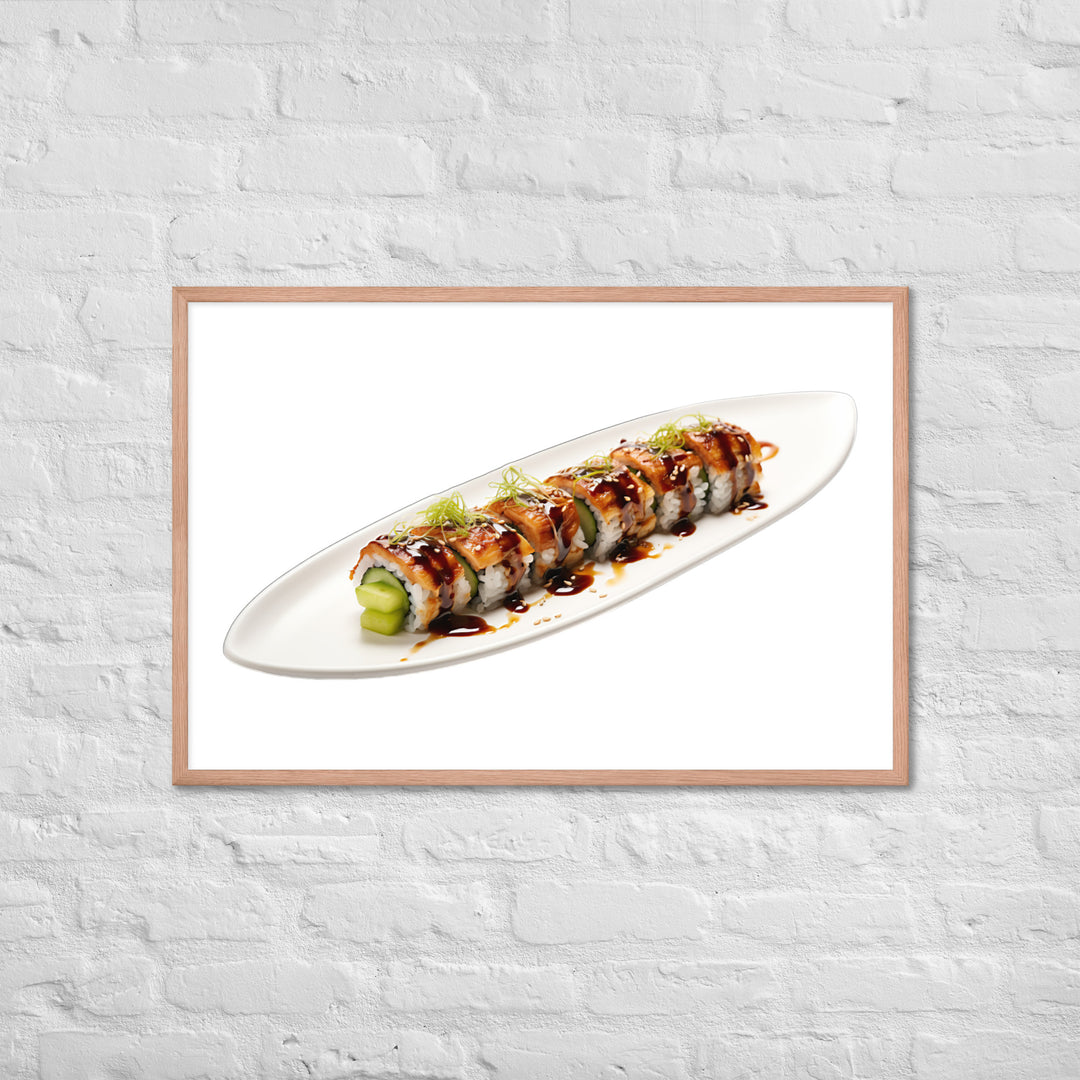 Creamy Eel Unagi Roll Framed poster 🤤 from Yumify.AI