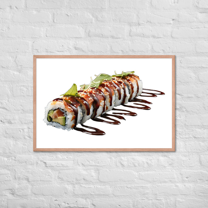 Creamy Eel Unagi Roll Framed poster 🤤 from Yumify.AI