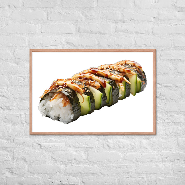 Creamy Eel Unagi Roll Framed poster 🤤 from Yumify.AI