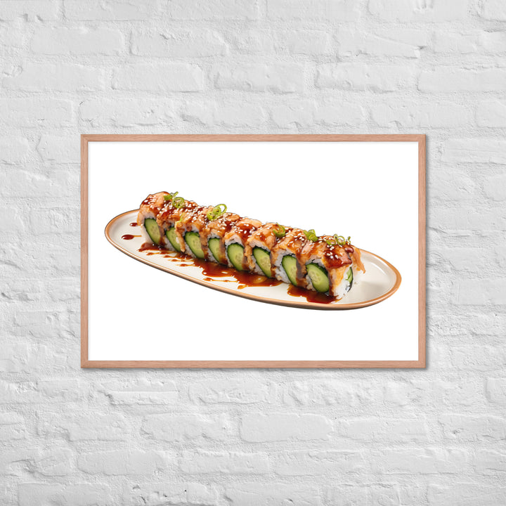 Creamy Eel Unagi Roll Framed poster 🤤 from Yumify.AI